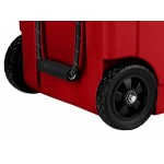 CaterGator CG45REDW Red 45 Qt. Mobile Rotomolded Outdoor Cooler / Ice Chest