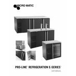 Micro Matic MDD36S-E Pro-Line E-Series Single Tap Kegerator Beer Dispenser - Stainless Steel, (1) 1/2 Keg Capacity