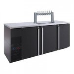 Micro Matic MDD36S-E Pro-Line E-Series Single Tap Kegerator Beer Dispenser - Stainless Steel, (1) 1/2 Keg Capacity