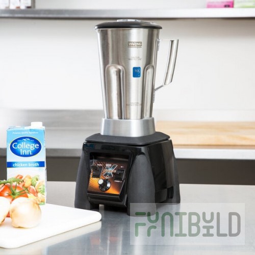 Waring MX1200XTS X-Prep 3 1/2 hp Commercial Blender with Adjustable Speed / Paddle Switches and 64 oz. Stainless Steel Container - 120V