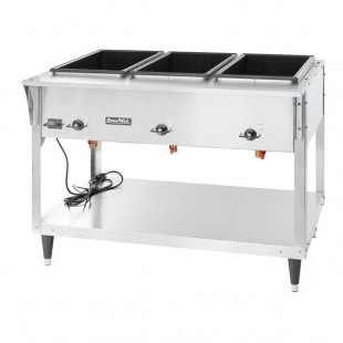 Vollrath 38217 ServeWell® SL Electric Three Pan Hot Food Table 208/240V - Sealed Well
