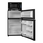 MicroFridge by Danby 3.1MF7-7A1 3.1 Cu. Ft. Black Solid Two Door Reach-In Refrigerator / Freezer with One Plug Microwave MicroFridge by Danby 3.1MF7-7A1 3.1 Cu. Ft. Black Solid Two Door Reach-In Refrigerator / Freezer with One Plug Microwave