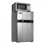 MicroFridge by Danby 3.1MF7-7A1 3.1 Cu. Ft. Black Solid Two Door Reach-In Refrigerator / Freezer with One Plug Microwave MicroFridge by Danby 3.1MF7-7A1 3.1 Cu. Ft. Black Solid Two Door Reach-In Refrigerator / Freezer with One Plug Microwave