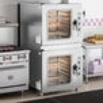 Cooking Performance Group 2OCB26I Double-Stacked 6 Pan Full Size Electric Combi Oven with Manual Controls - 208/240V, 3 Phase, 24 kW