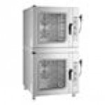 Cooking Performance Group 2OCB26I Double-Stacked 6 Pan Full Size Electric Combi Oven with Manual Controls - 208/240V, 3 Phase, 24 kW