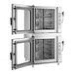 Cooking Performance Group 2OCB26I Double-Stacked 6 Pan Full Size Electric Combi Oven with Manual Controls - 208/240V, 3 Phase, 24 kW