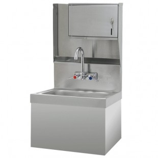 Advance Tabco 7-PS-727 Hand Sink with Security Installation and Paper Towel Dispenser - 17 1/4