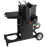 Backyard Pro BPM4G 4 Gallon Steel Liquid Propane Outdoor Deep Fryer with Mobile Stand - 90,000 BTU Backyard Pro BPM4G 4 Gallon Steel Liquid Propane Outdoor Deep Fryer with Mobile Stand - 90,000 BTU