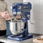 Waring Luna WSM20LT 20 Qt. Planetary Stand Mixer with Guard, Timer, and Standard Accessories - 120V, 1 hp Waring Luna WSM20LT 20 Qt. Planetary Stand Mixer with Guard, Timer, and Standard Accessories - 120V, 1 hp