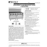 Wolf by Vulcan C72SS-12BN Challenger XL Series Natural Gas 72