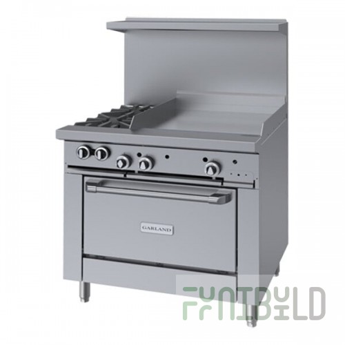 Garland G36-2G24R Natural Gas 2 Burner 36