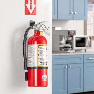 Badger Advantage ADV-550 5 lb. Dry Chemical ABC Fire Extinguisher with Vehicle Bracket - Untagged and Rechargeable - UL Rating 3-A:40-B:C