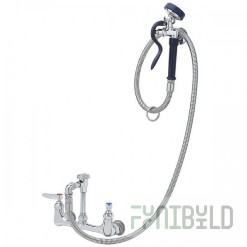 T&S B-0167-02 Wall Mount Spray Unit Assembly with 8