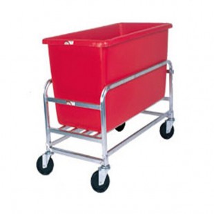 Winholt 30-8-SS/RD Stainless Steel Bulk Mover with 8 Bushel Red Tub Winholt 30-8-SS/RD Stainless Steel Bulk Mover with 8 Bushel Red Tub