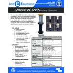 Lind Equipment LE360LEDHC Beacon360 Torch LED Portable Hand Lamp - 15W, 1,100 Lumens