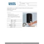 Lavex 40 fl. oz. (1,200 mL) Black Manual Foaming Soap / Sanitizer Dispenser Lavex 40 fl. oz. (1,200 mL) Black Manual Foaming Soap / Sanitizer Dispenser
