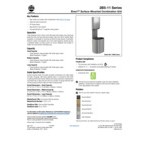 Bradley Elvari 2B5-113600 Surface-Mounted Black Stainless Steel C-Fold / Multifold Paper Towel Dispenser with 18 Gallon Waste Receptacle Bradley Elvari 2B5-113600 Surface-Mounted Black Stainless Steel C-Fold / Multifold Paper Towel Dispenser with 18 Gallon Waste Receptacle