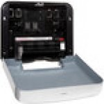 San Jamar T8406SSADA Tear-N-Dry Essence Smart System Hands Free Recessed Roll Towel Dispenser -Stainless Steel Look