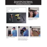 San Jamar T8406SSADA Tear-N-Dry Essence Smart System Hands Free Recessed Roll Towel Dispenser -Stainless Steel Look