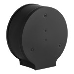 Lavex Matte Black Stainless Steel Surface-Mounted Jumbo Single-Roll Toilet Tissue Dispenser Lavex Matte Black Stainless Steel Surface-Mounted Jumbo Single-Roll Toilet Tissue Dispenser