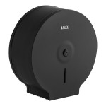 Lavex Matte Black Stainless Steel Surface-Mounted Jumbo Single-Roll Toilet Tissue Dispenser Lavex Matte Black Stainless Steel Surface-Mounted Jumbo Single-Roll Toilet Tissue Dispenser