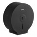 Lavex Matte Black Stainless Steel Surface-Mounted Jumbo Single-Roll Toilet Tissue Dispenser Lavex Matte Black Stainless Steel Surface-Mounted Jumbo Single-Roll Toilet Tissue Dispenser