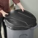 Toter RND44-L0200 Black Lid for 44 Gallon Round Trash Cans Toter RND44-L0200 Black Lid for 44 Gallon Round Trash Cans
