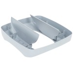 Rubbermaid® FG2689-88GRAY Untouchable 92 Qt. / 23 Gallon Gray Square Trash Can Lid