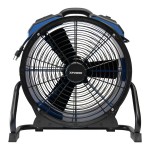 XPOWER X-48ATR Variable Speed High Temperature Industrial Axial Fan with Sealed Motor and GFCI Power Outlets - 1/3 hp XPOWER X-48ATR Variable Speed High Temperature Industrial Axial Fan with Sealed Motor and GFCI Power Outlets - 1/3 hp