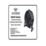XPOWER X-48ATR Variable Speed High Temperature Industrial Axial Fan with Sealed Motor and GFCI Power Outlets - 1/3 hp XPOWER X-48ATR Variable Speed High Temperature Industrial Axial Fan with Sealed Motor and GFCI Power Outlets - 1/3 hp