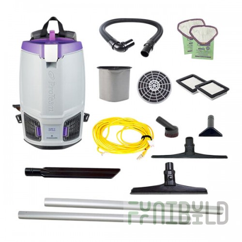 ProTeam GoFit® 6 107702 6 Qt. Backpack Vacuum with 107463 15