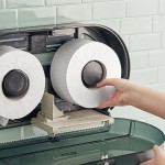 Lavex 2-Ply 550' Universal Jumbo Toilet Paper Roll with 7 1/2 Lavex 2-Ply 550' Universal Jumbo Toilet Paper Roll with 7 1/2