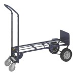 Wesco Industrial Products 1,000 lb. 2-in-1 Deluxe Convertible Industrial Hand Truck with (2) 10
