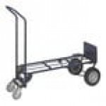 Wesco Industrial Products 1,000 lb. 2-in-1 Deluxe Convertible Industrial Hand Truck with (2) 10