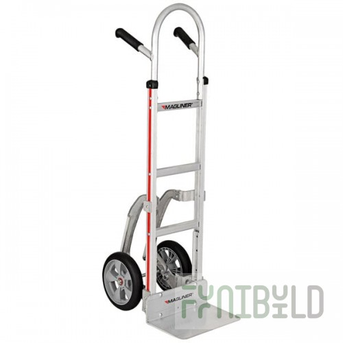 Magliner 500 lb. Narrow Aisle Hand Truck with Double Grip Handles and Straight Back Frame NTK130E2F5