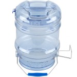 San Jamar SI6100 Shorty Saf-T-Ice 5 Gallon Polycarbonate Ice Tote