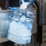 San Jamar SI6100 Shorty Saf-T-Ice 5 Gallon Polycarbonate Ice Tote