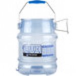 San Jamar SI6100 Shorty Saf-T-Ice 5 Gallon Polycarbonate Ice Tote