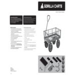 Gorilla 600 lb. Steel Utility Cart GOR-610