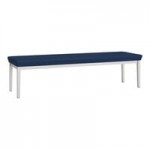 Lesro Lenox Steel Patriot Plus Imperial Blue Vinyl Loveseat Lesro Lenox Steel Patriot Plus Imperial Blue Vinyl Loveseat