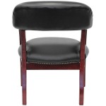 Boss B9540-BK Black Vinyl Captain's Chair