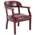 Boss B9540-BK Black Vinyl Captain's Chair