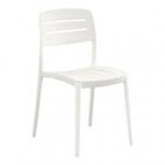 Lancaster Table & Seating Alto Shoreline Slate Slat Back Resin Side Chair
