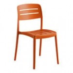 Lancaster Table & Seating Alto Shoreline Slate Slat Back Resin Side Chair