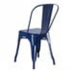 Lancaster Table & Seating Alloy Sapphire Outdoor Cafe Chair