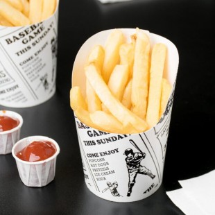 American Metalcraft FFCP4 4 oz. Paper French Fry Cup - 1,000/Case American Metalcraft FFCP4 4 oz. Paper French Fry Cup - 1,000/Case