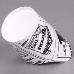 American Metalcraft FFCP4 4 oz. Paper French Fry Cup - 1,000/Case