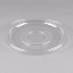 Fineline 5080-FL Super Bowl 64/80 oz. Clear Flat Lid - 25/Case