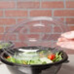 Fineline 5080-FL Super Bowl 64/80 oz. Clear Flat Lid - 25/Case
