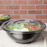 Fineline 5080-FL Super Bowl 64/80 oz. Clear Flat Lid - 25/Case